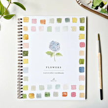 Load image into Gallery viewer, Emily Lex Flowers Watercolor Workbook