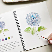 Load image into Gallery viewer, Emily Lex Flowers Watercolor Workbook