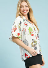 Load image into Gallery viewer, Umgee Colorful Print Top