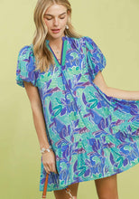 Load image into Gallery viewer, Umgee Tropical Print Dress