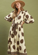Load image into Gallery viewer, Umgee Leaf Print Midi Dress