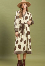 Load image into Gallery viewer, Umgee Leaf Print Midi Dress