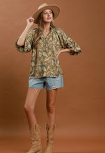 Load image into Gallery viewer, Umgee Botanical Print Top