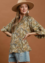 Load image into Gallery viewer, Umgee Botanical Print Top