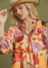 Load image into Gallery viewer, Umgee Floral Smocked Dress