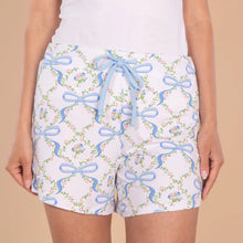 Load image into Gallery viewer, NEW! Amanda Blu Bows & Blossoms Pajama Shorts