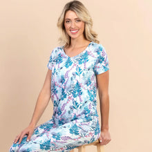 Load image into Gallery viewer, NEW! Amanda Blu Forest Flowers Pajama Top