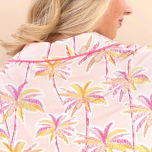 Load image into Gallery viewer, NEW! Amanda Blu Pink Palm Pajama Top