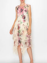 Load image into Gallery viewer, Orgami Lace Midi Dress