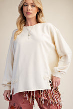 Load image into Gallery viewer, Easel Bow Hem Pullover Top