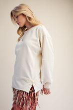 Load image into Gallery viewer, Easel Bow Hem Pullover Top