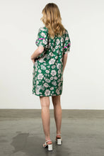 Load image into Gallery viewer, THML Puff Sleeve Floral Midi Dress
