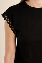Load image into Gallery viewer, Molly Bracken Openwork Sleeve Top
