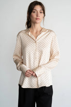Load image into Gallery viewer, Elle Grey Polka Dot Top
