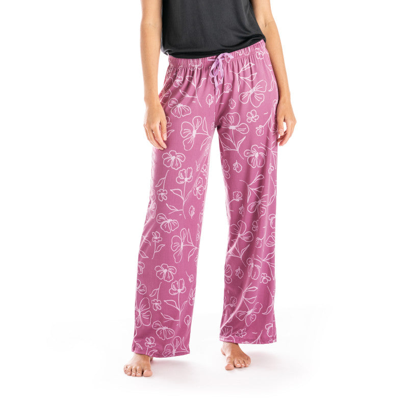 Hello Mello Lounge Pants Wildflower Pink