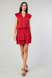 Current Air Pleated Mini Dress