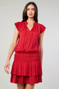 Current Air Pleated Mini Dress