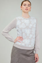 Load image into Gallery viewer, Current Air Floral Applique Sweater
