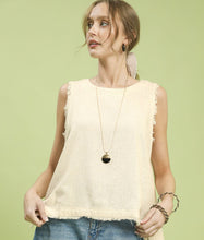 Load image into Gallery viewer, Umgee Linen Sleeveless Top
