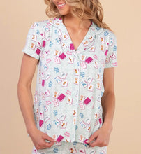 Load image into Gallery viewer, NEW! Amanda Blu Mahj Squad Pajama Top

