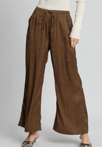 Umgee Satin Crinkle Pants