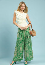 Load image into Gallery viewer, Umgee Wide Leg Pants Island Green
