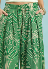 Load image into Gallery viewer, Umgee Wide Leg Pants Island Green
