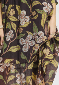Umgee Floral Midi Dress