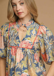 Umgee Puff Sleeve Top