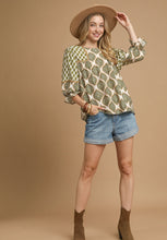 Load image into Gallery viewer, Umgee Geometric Print Top
