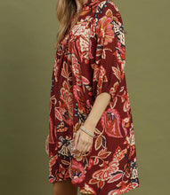 Load image into Gallery viewer, Umgee Printed Babydoll Dress
