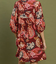 Load image into Gallery viewer, Umgee Printed Babydoll Dress
