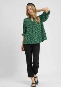 Umgee Floral Top