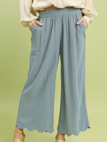 Umgee Wide Leg Pants