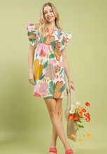 Load image into Gallery viewer, Umgee Flutter Sleeve Dress
