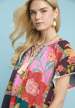 Load image into Gallery viewer, Umgee Patchwork Print Dress
