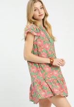 Load image into Gallery viewer, Umgee Floral Lace Mini Dress
