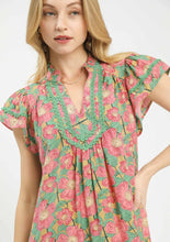 Load image into Gallery viewer, Umgee Floral Lace Mini Dress
