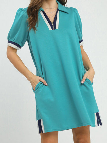 Umgee Color Block Dress
