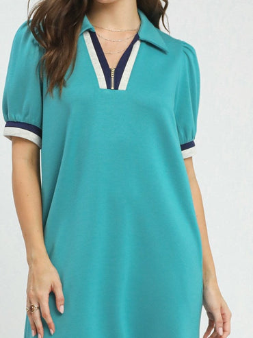 Umgee Color Block Dress
