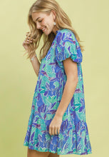 Load image into Gallery viewer, Umgee Tropical Print Dress
