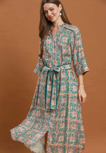 Load image into Gallery viewer, Umgee Abstract Print Midi Dress
