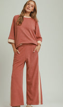 Load image into Gallery viewer, Umgee Wide Leg Pants Burnt Red
