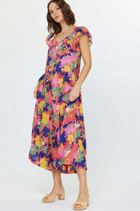Current Air Flutter Sleeve Dress
