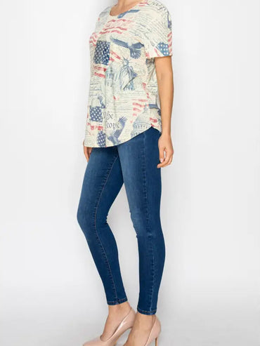 Origami Star Sequin Top