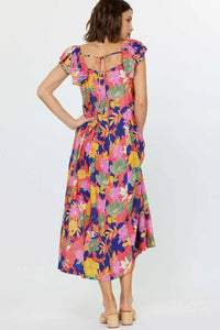 Current Air Flutter Sleeve Dress