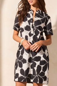 Tribal Polo Button Up Dress