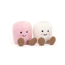 Load image into Gallery viewer, Jellycat Amuseables Pink &amp; White Marshmallows
