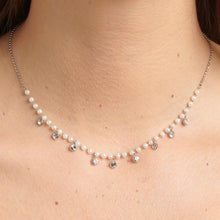 Load image into Gallery viewer, Brosway Pearl &amp; Crystal Necklace Chant
