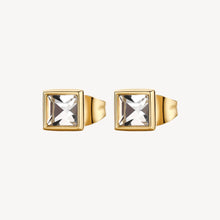 Load image into Gallery viewer, Brosway Crystal Stud Earring Emphasis Gold
